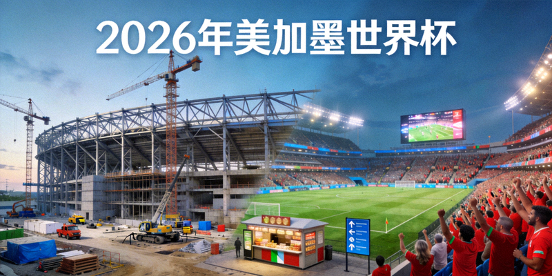 2026年美加墨世界杯体育场馆建设与球迷观赛效果预览图